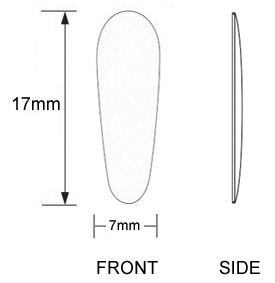 Adhesive stick on nose pads for glasses
