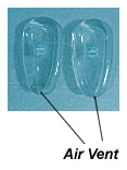 Air Activated Nose Pads for Sunglasses and Glasses