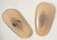 Beige Gold color nose pads for Ray-Ban sunglasses and eyeglasses