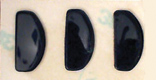 Black stick on silicone nose pads
