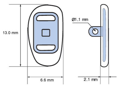 D shape nose pad