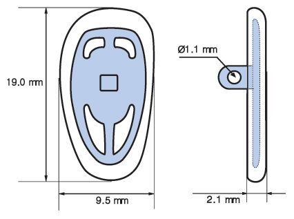 Designer eyewear nose pads
