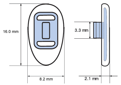 Eyeglass nose pad