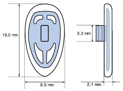 Eyeglass repair parts nose pads