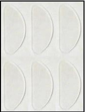 Large 19mm Clear Adhesive Silicone Stick-On Nose Pads