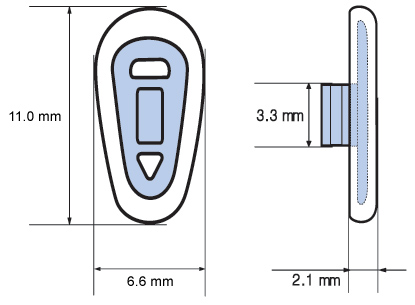 Metal frame nose pads