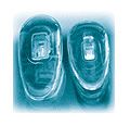 Nose pads for eyeglass frames