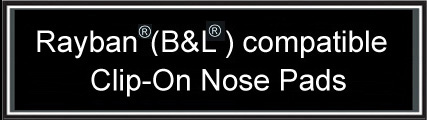 Clip-On Nose Pads Compatible with Rayban Sunglasses