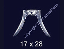 Single Screw Hole Saddle Bridge Nose Pad