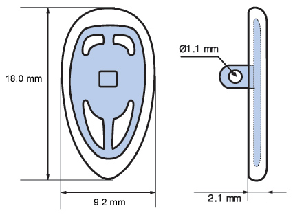 Screw-on nose pads for metal frames