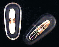 Crimp-on nose pads for Ray Ban glasses