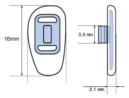 Snap-in nose pads