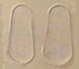 Clear Stick On Adhesive Nose Pads