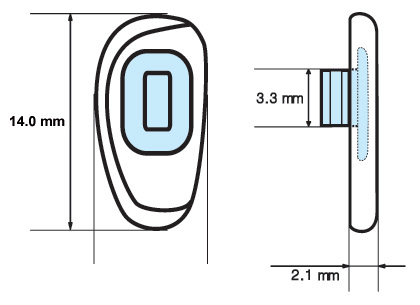 Sunglasses nose pad replacement
