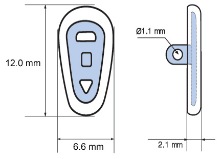 Symmetric nose pads
