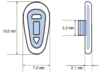 Symmetric nose pads for metal frames