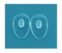 Eyeglass frame repair pads