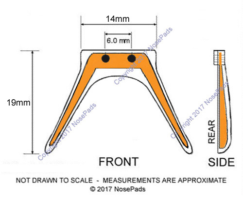 Uni-fit Bridge Nose Pad